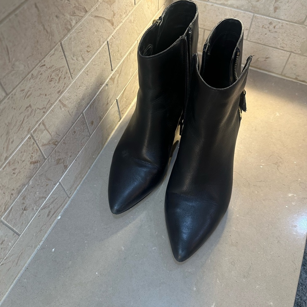 Cole Haan Sleek Black Ankle Booties